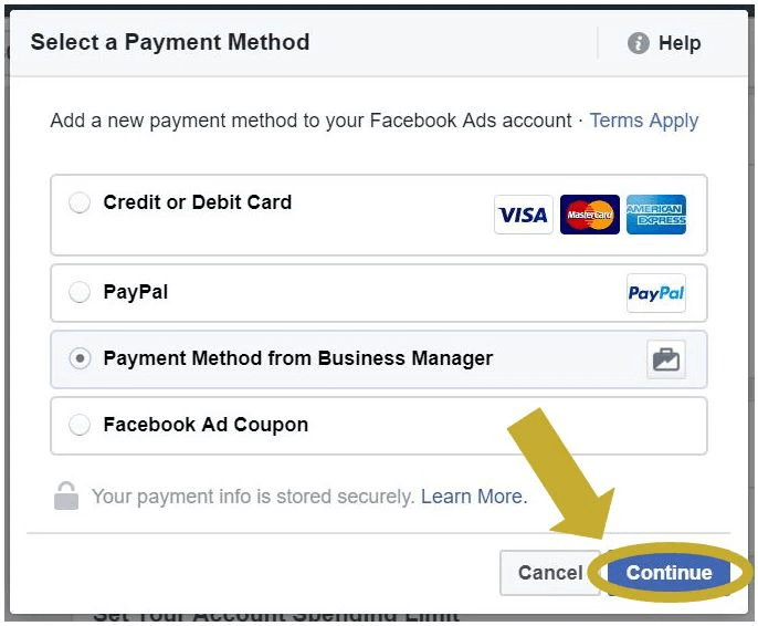 Add A Payment Method To Facebook Business Manager 19